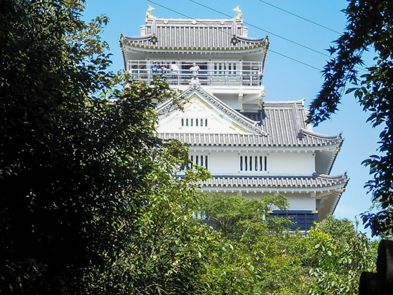 岐阜城の天守閣