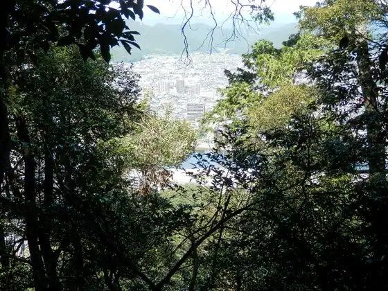 Trekking route of Kinkazan